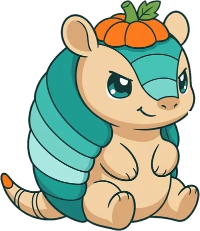 Moxi, la mascota de la marca, sentado sobre una cama de impresión 3D